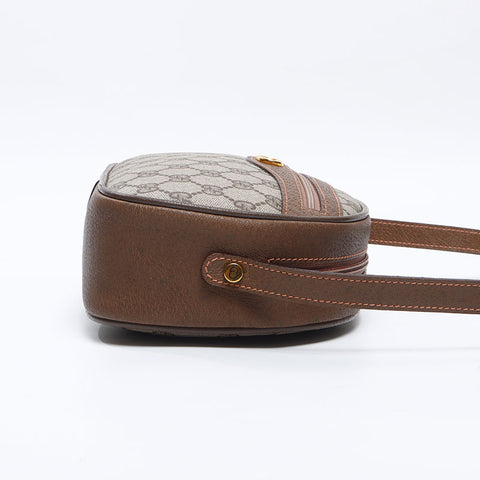 GUCCI Old Gucci GGP lats Shoulder Bag beige WS13752