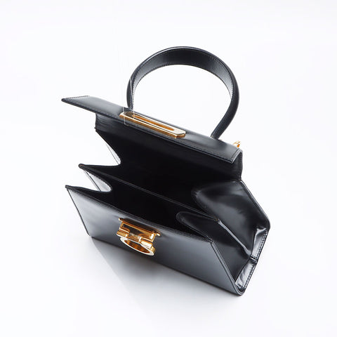 サルヴァトーレフェラガモ Salvatore Ferragamo 2WAY ガンチーニ ハンドバッグ ブラック WS13753