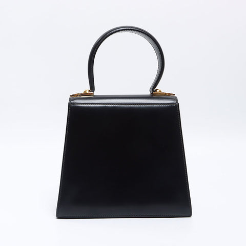 サルヴァトーレフェラガモ Salvatore Ferragamo 2WAY ガンチーニ ハンドバッグ ブラック WS13753