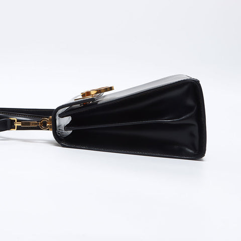 サルヴァトーレフェラガモ Salvatore Ferragamo 2WAY ガンチーニ ハンドバッグ ブラック WS13753