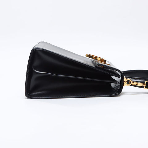 サルヴァトーレフェラガモ Salvatore Ferragamo 2WAY ガンチーニ ハンドバッグ ブラック WS13753