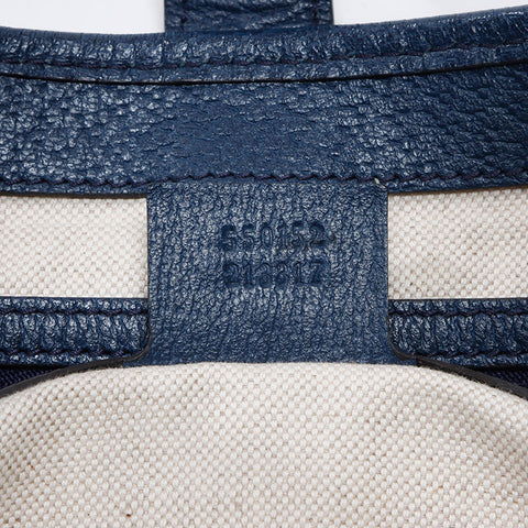 グッチ GUCCI ニュージャッキー フローラ ハンドバッグ ネイビー WS13754