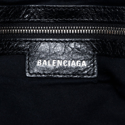 バレンシアガ BALENCIAGA ネオ カゴール シティ 2WAY　ラインストーン ハンドバッグ ブラック WS13755