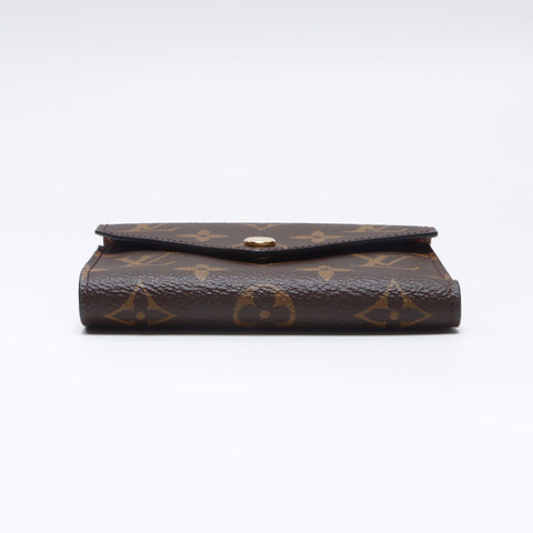 ルイ・ヴィトン LOUIS VUITTON 折りたたみ財布 モノグラム ポルトフォイユ ヴィクトリーヌ 二つ折り財布 ブラウン WS13758