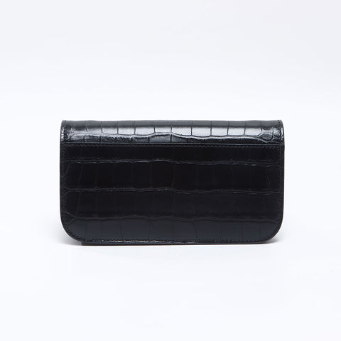バレンシアガ BALENCIAGA 型押しレザー ショルダーバッグ ゴシップ ショルダーバッグ ブラック WS13760