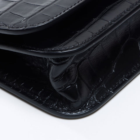 バレンシアガ BALENCIAGA 型押しレザー ショルダーバッグ ゴシップ ショルダーバッグ ブラック WS13760