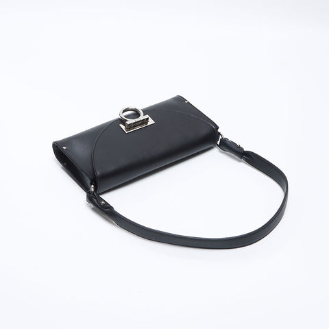 Salvatore Ferragamo Gancini pouch Handbag black WS13762