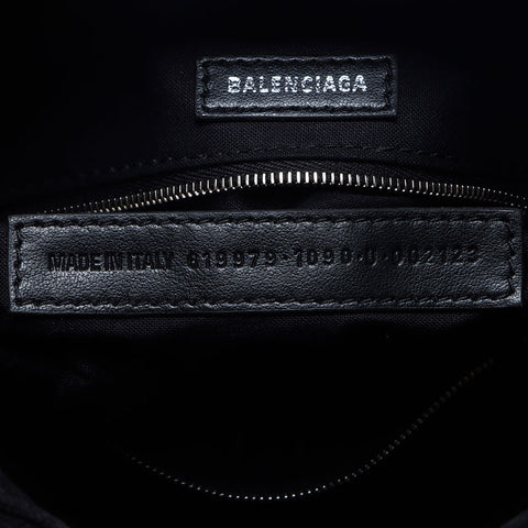 BALENCIAGA 2WAY bucket bag Handbag black WS13763