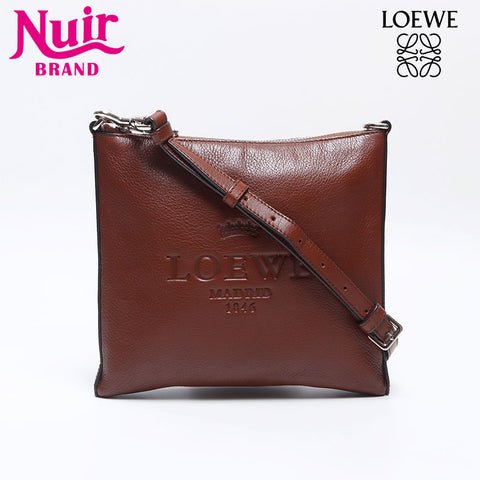 LOEWE Heritage Shoulder Bag Brown WS13766
