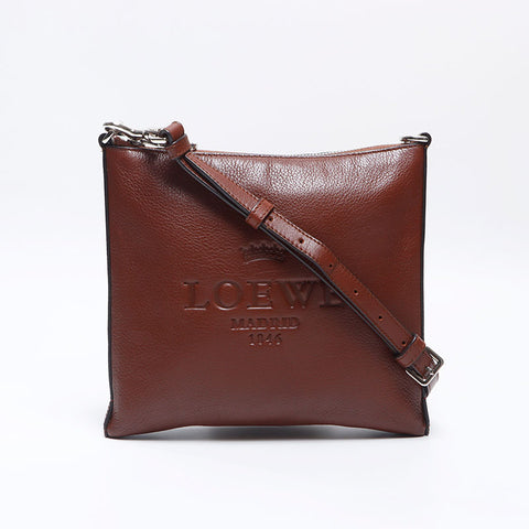 LOEWE Heritage Shoulder Bag Brown WS13766