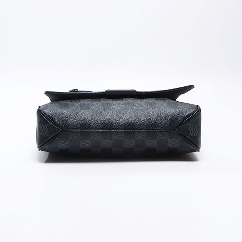 ルイ・ヴィトン LOUIS VUITTON ディストリクト ダミエ・グラフィット ショルダーバッグ ブラック WS13767