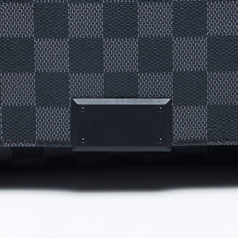 ルイ・ヴィトン LOUIS VUITTON ディストリクト ダミエ・グラフィット ショルダーバッグ ブラック WS13767
