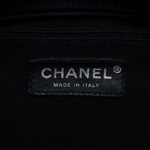 シャネル CHANEL キャビアスキン デカココマーク ミニボストンバッグ 10番台 2005-2006 ハンドバッグ ブラック WS13768