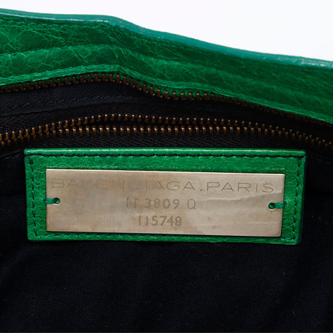 バレンシアガ BALENCIAGA レザー シティ 2way ショルダーバッグ グリーン WS13773