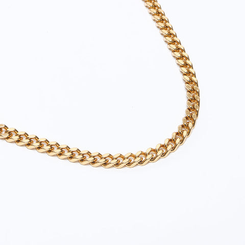 イヴ・サンローラン YVES SAINT LAURENT ステッチ ソフトレザー チェーンロゴ ショルダーバッグ ブラック WS13777