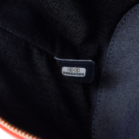 シャネル CHANEL 28番台 2019年 バニティ ココマーク チェーン ラムスキン ショルダーバッグ レッド WS13778