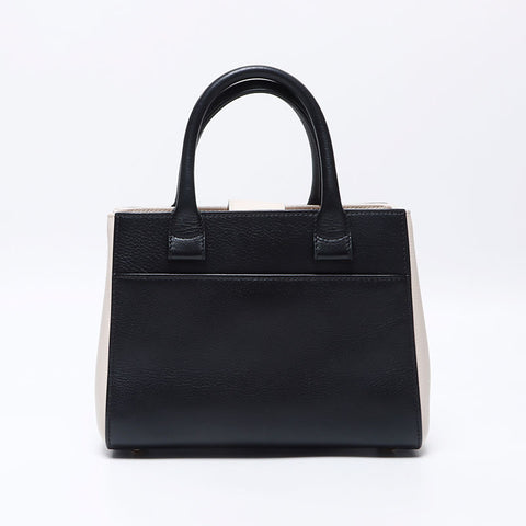 CHANEL 24th series 2016-2017 Mini Executive Tote Handbag White black WS13780