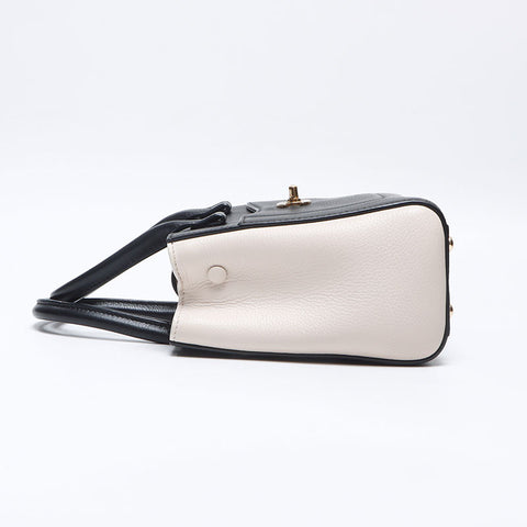 CHANEL 24th series 2016-2017 Mini Executive Tote Handbag White black WS13780