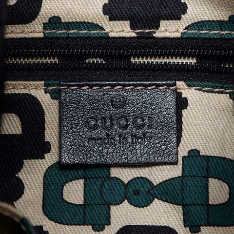 グッチ GUCCI GGシマ ホーボー レザー ショルダーバッグ ブラック WS13781