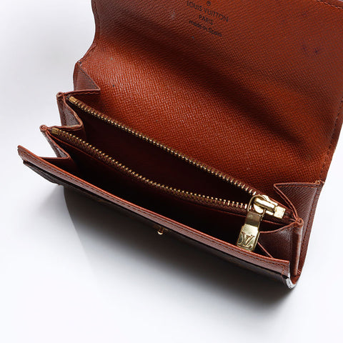 ルイ・ヴィトン LOUIS VUITTON 1997 モノグラム 二つ折り財布 ブラウン WS13783