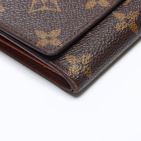 ルイ・ヴィトン LOUIS VUITTON 1997 モノグラム 二つ折り財布 ブラウン WS13783