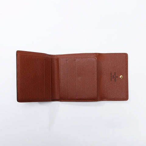 LOUIS VUITTON 2004 Monogram Elise Bifold Wallet Brown WS13784