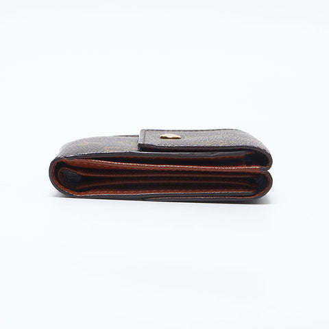 LOUIS VUITTON 2004 Monogram Elise Bifold Wallet Brown WS13784
