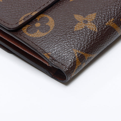 LOUIS VUITTON 2004 Monogram Elise Bifold Wallet Brown WS13784