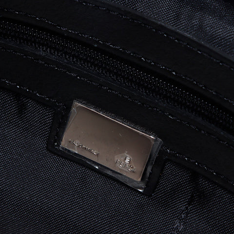 フェンディ FENDI ズッキーノ キャンバス ショルダーバッグ ブラック WS13785