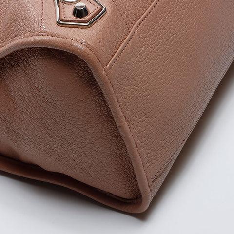 BALENCIAGA Metallic Edge City Leather Shoulder Bag pink WS13787