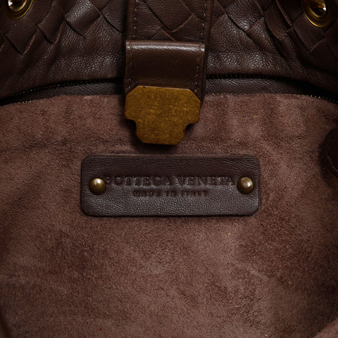 BOTTEGAVENETA INTRECCIATO Rome Mini Handbag Brown WS13792