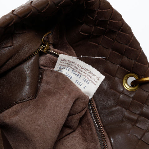 BOTTEGAVENETA INTRECCIATO Rome Mini Handbag Brown WS13792
