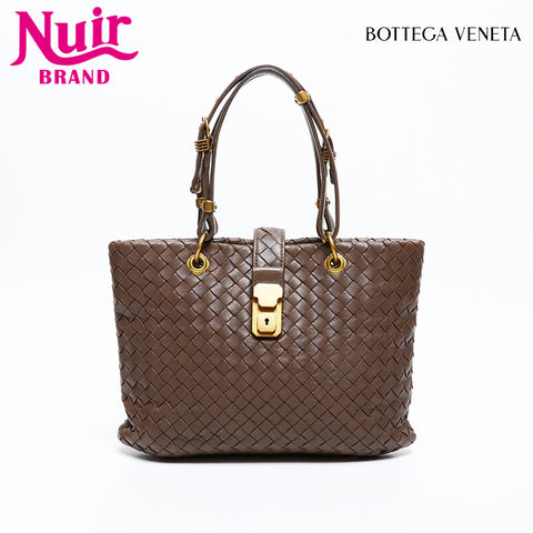 BOTTEGAVENETA INTRECCIATO Rome Mini Handbag Brown WS13792