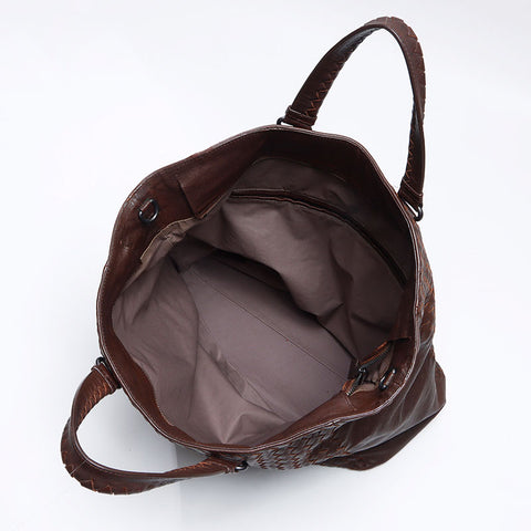 BOTTEGAVENETA INTRECCIATO Tote Bag Brown WS13793