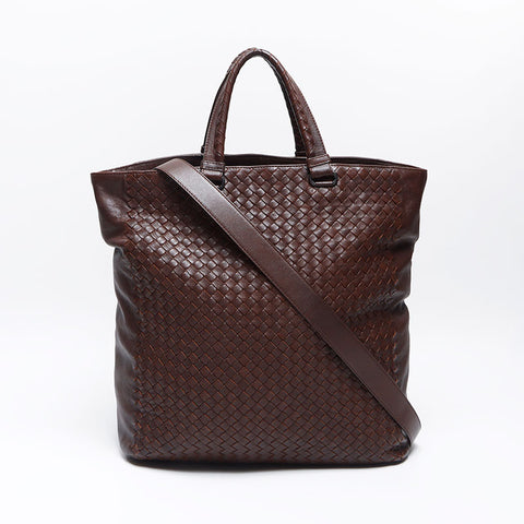 BOTTEGAVENETA INTRECCIATO Tote Bag Brown WS13793