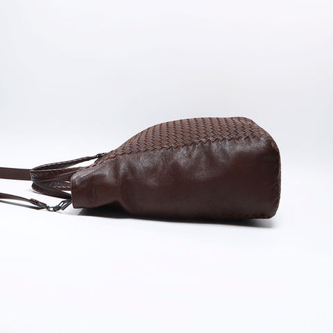 BOTTEGAVENETA INTRECCIATO Tote Bag Brown WS13793