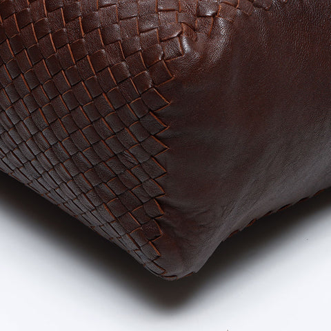 BOTTEGAVENETA INTRECCIATO Tote Bag Brown WS13793