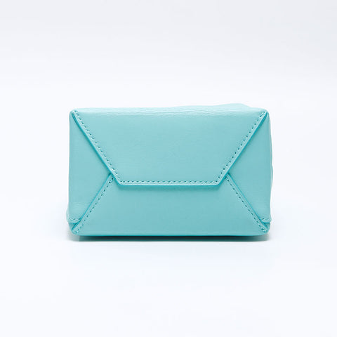TIFFANY&Co. Mini shopping tote leather 2way Shoulder Bag blue WS13795