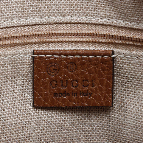 グッチ GUCCI GGキャンバス×レザー 2way ショルダーバッグ ブラウン WS13797