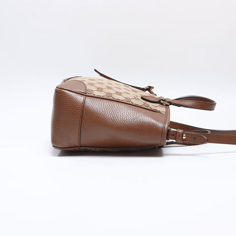 グッチ GUCCI GGキャンバス×レザー 2way ショルダーバッグ ブラウン WS13797