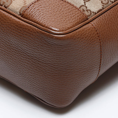 グッチ GUCCI GGキャンバス×レザー 2way ショルダーバッグ ブラウン WS13797