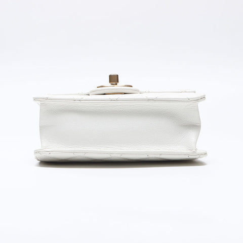 シャネル CHANEL パール チェーン ミニマトラッセ 29番台 2019-2020 ショルダーバッグ ホワイト WS13801