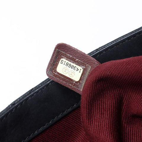 シャネル CHANEL 14番台 2way レザー ラメ メッセンジャーバッグ 2010-2011 ショルダーバッグ ブラック WS13802