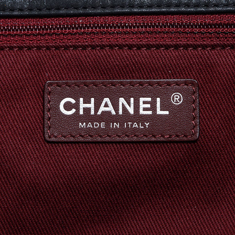 シャネル CHANEL 14番台 2way レザー ラメ メッセンジャーバッグ 2010-2011 ショルダーバッグ ブラック WS13802