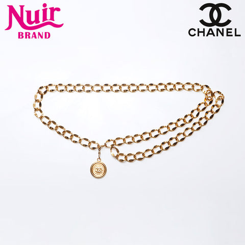 CHANEL Chain coin belt gold WS13803
