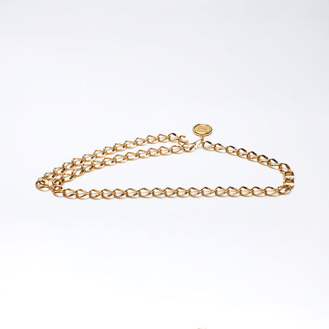 CHANEL Chain coin belt gold WS13803