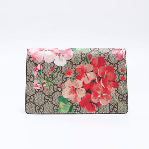 GUCCI Dionysus GG Blooms Super Mini Shoulder Bag Beige pink WS13807
