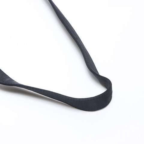 CHANEL 5th series 2000 Satin beads Shoulder Bag black WS13808