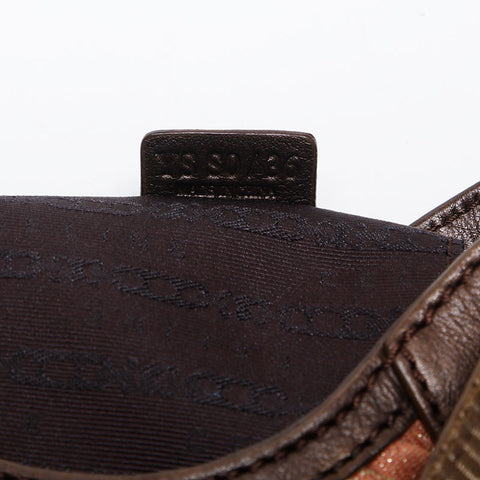 CELINE macadam canvas Shoulder Bag pink WS13812