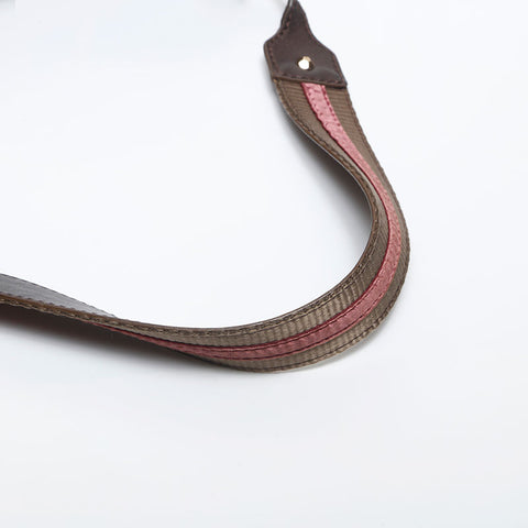 CELINE macadam canvas Shoulder Bag pink WS13812